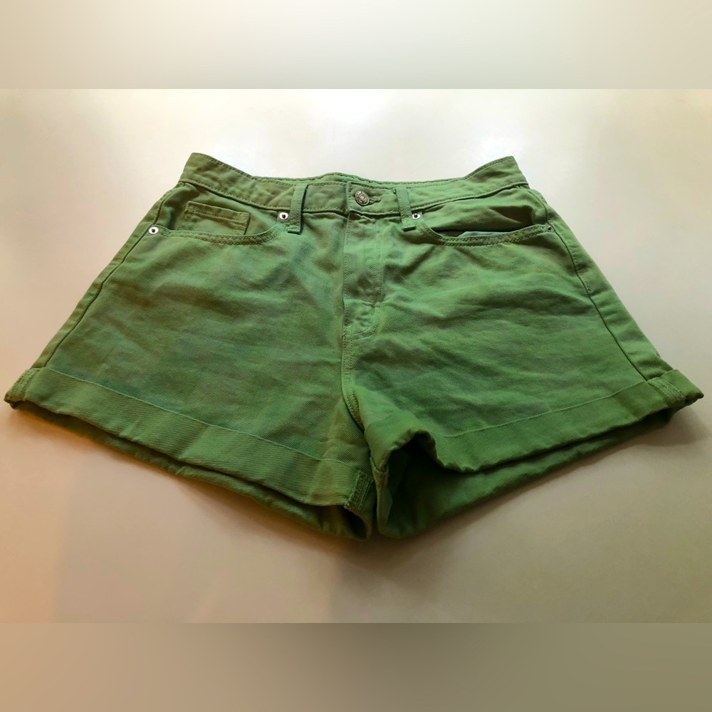 Wild Fable Green Jean Shorts Size 10